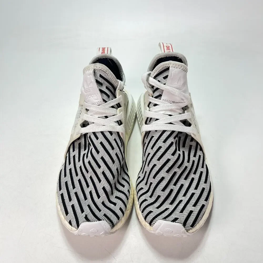 adidas NMD XR1 Primeknit Zebra Casual Lifestyle Sneakers BB2911 Men's Size 8.5